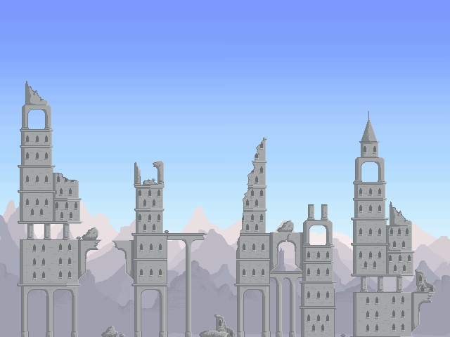 Ruined City Background