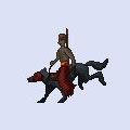 FREE DOWNLOAD - Wolf With Rider Sprite Pack